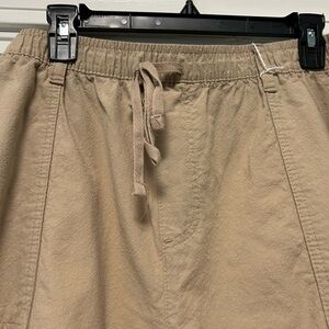 lightweight khaki capris 2X